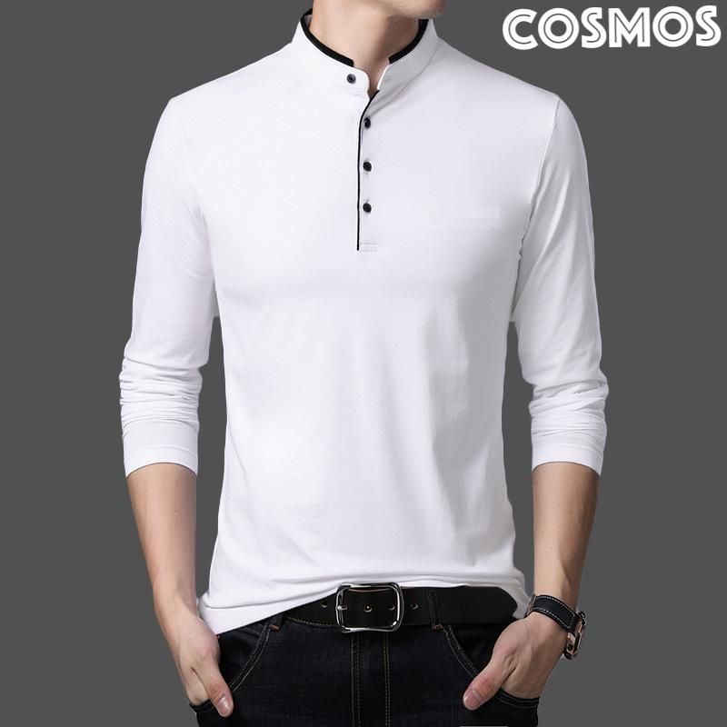 TSHIRT | detalles botones cuello chino-manga larga | S - L