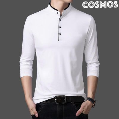 TSHIRT | detalles botones cuello chino-manga larga | Large