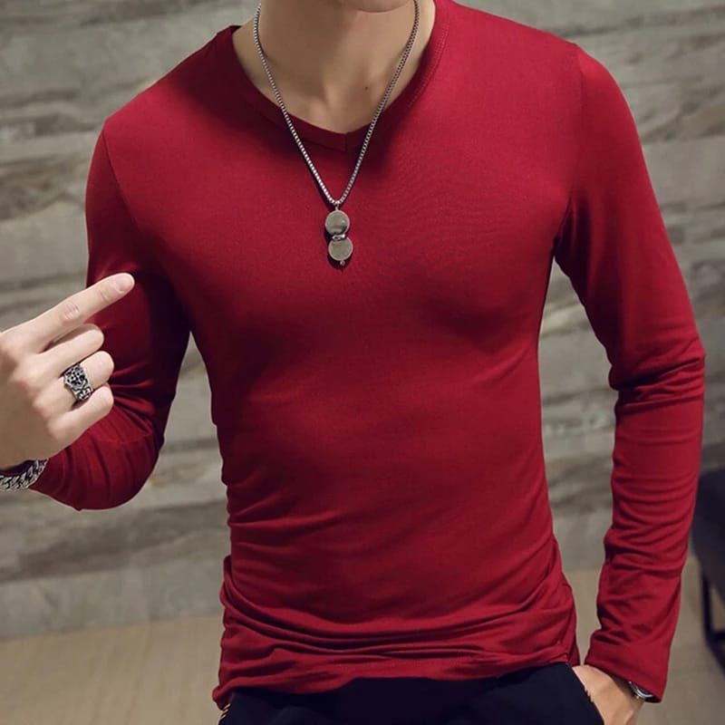 TSHIRT | cuello V | S - L | Roja