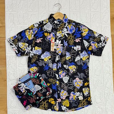 Camisa juvenil | floreada | Talla Small