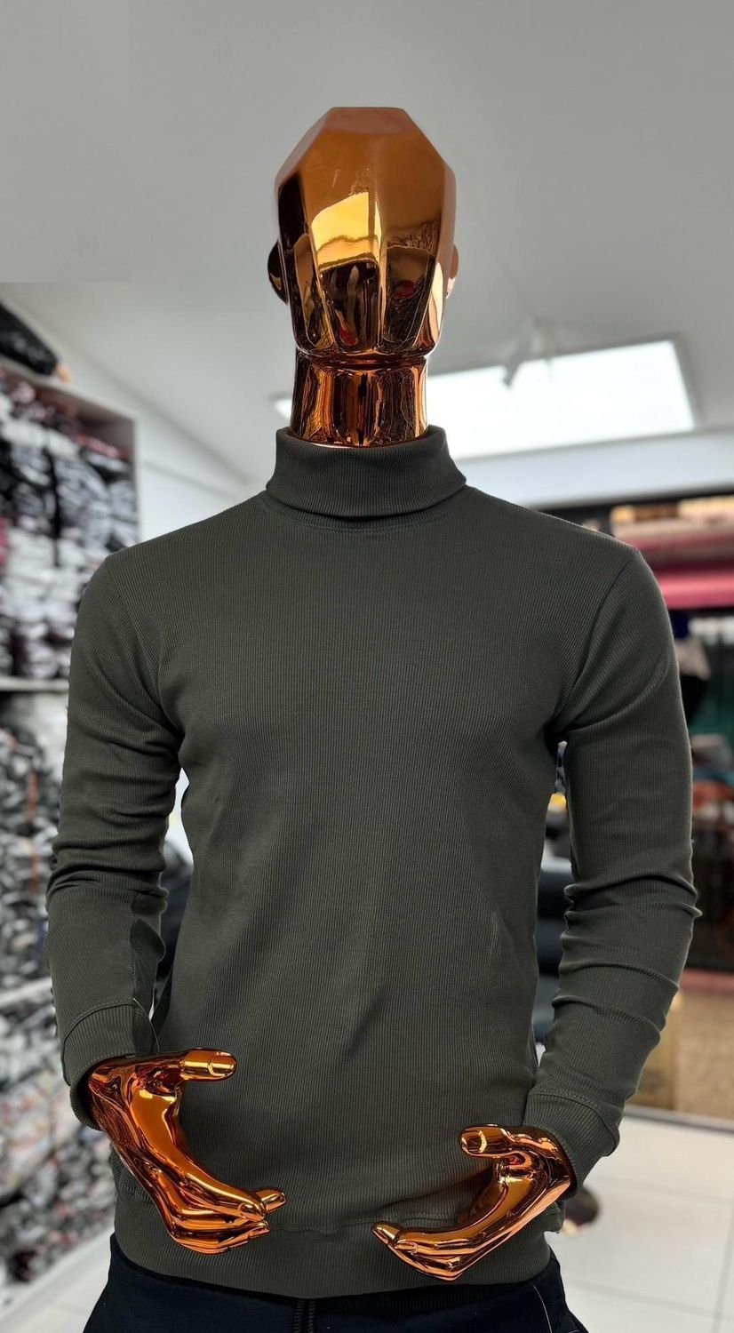 T-Shirt Cuello de Tortuga - Verde - Unitalla S|M|L