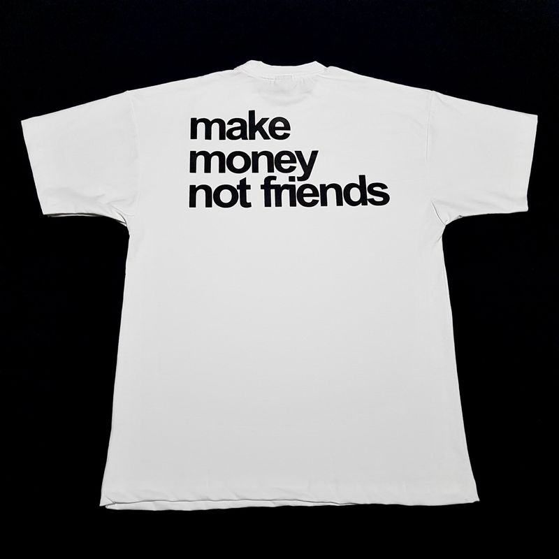 OVERSIZE - Make Money not friends - White | Única Talla M|L XL