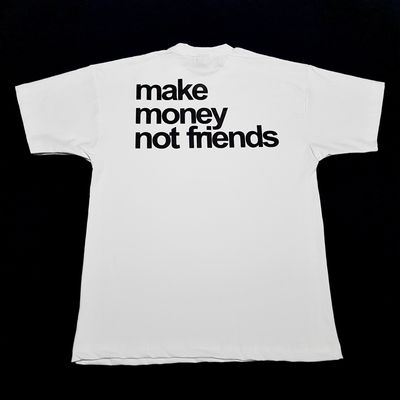 OVERSIZE - Make Money not friends - White | Única Talla M L XL