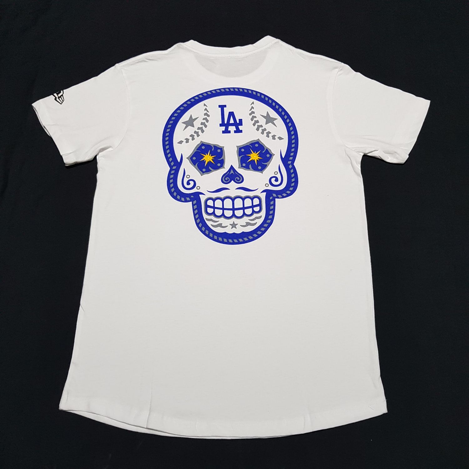 T-Shirt LA Dodgers Calavera Skull - Unitalla S|M