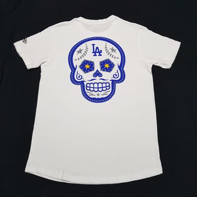 T-Shirt LA Dodgers Calavera Skull - Unitalla S|M