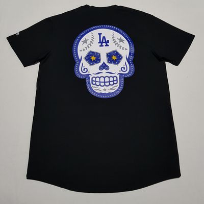T-Shirt LA Dodgers Calavera Skull - Unitalla S|M