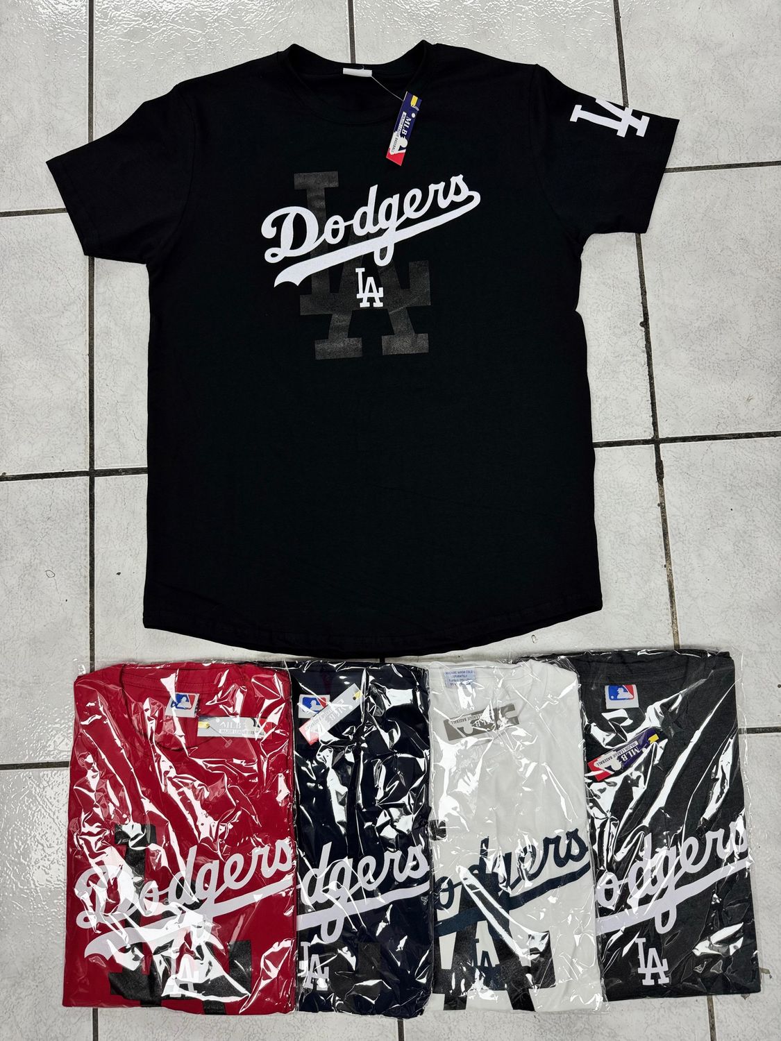 T-Shirt LA Dodgers - negra - Unitalla S|M