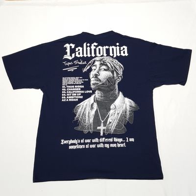 OVERSIZE - 2Pac California - Blue | Única Talla M/L XL