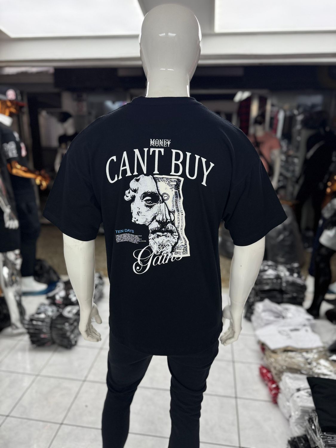 OVERSIZE - Money Can&#39;t Buy  - Black | Única Talla M/L XL
