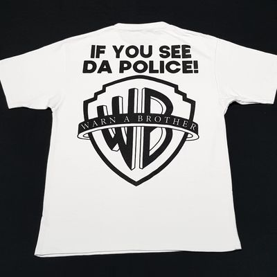 OVERSIZE - Warn a Brother - blanca | Única Talla M|L XL