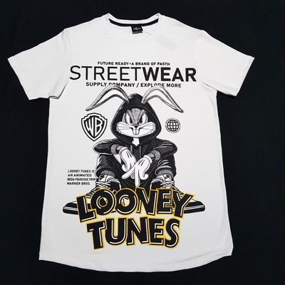 T-Shirt Conejo Callejero - blanca - Unitalla S|M