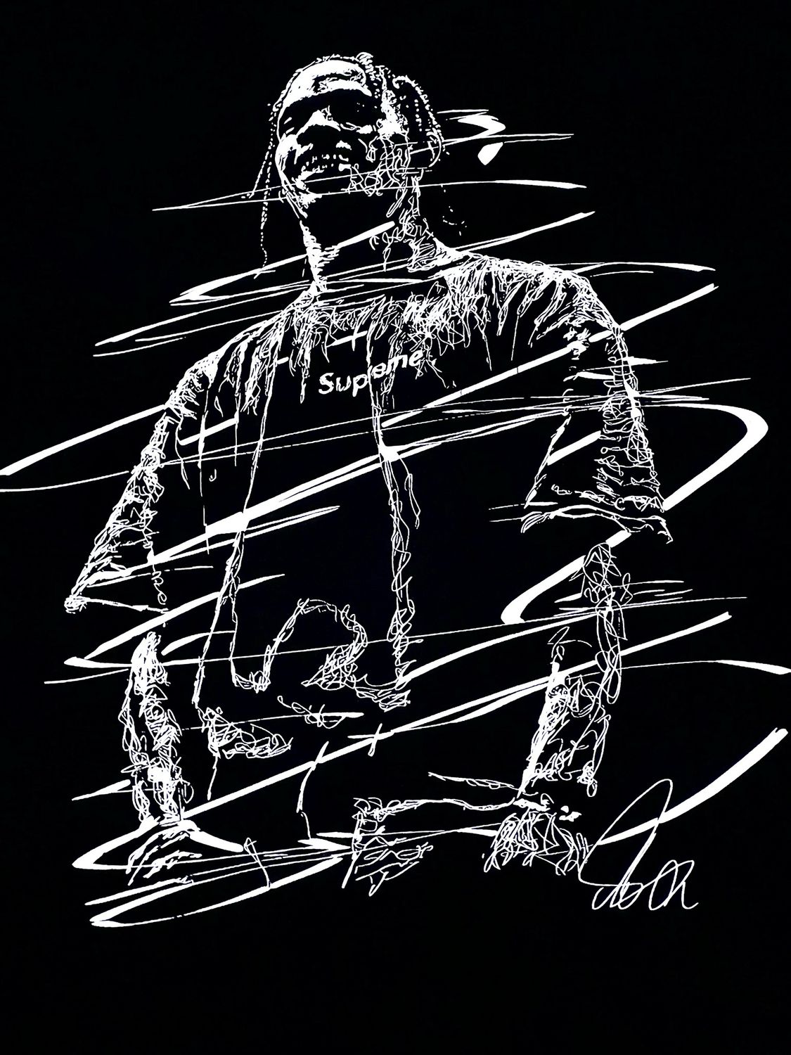 OVERSIZE - Travis Scott - negra | Unitalla M L