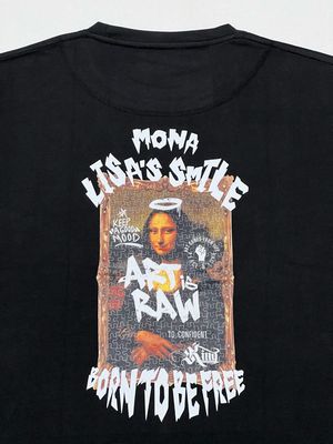 OVERSIZE - Mona Lisa&#39;s Smile - negra | Unitalla M L