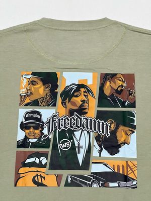 OVERSIZE - Freedamn GTA - verde | Unitalla M L