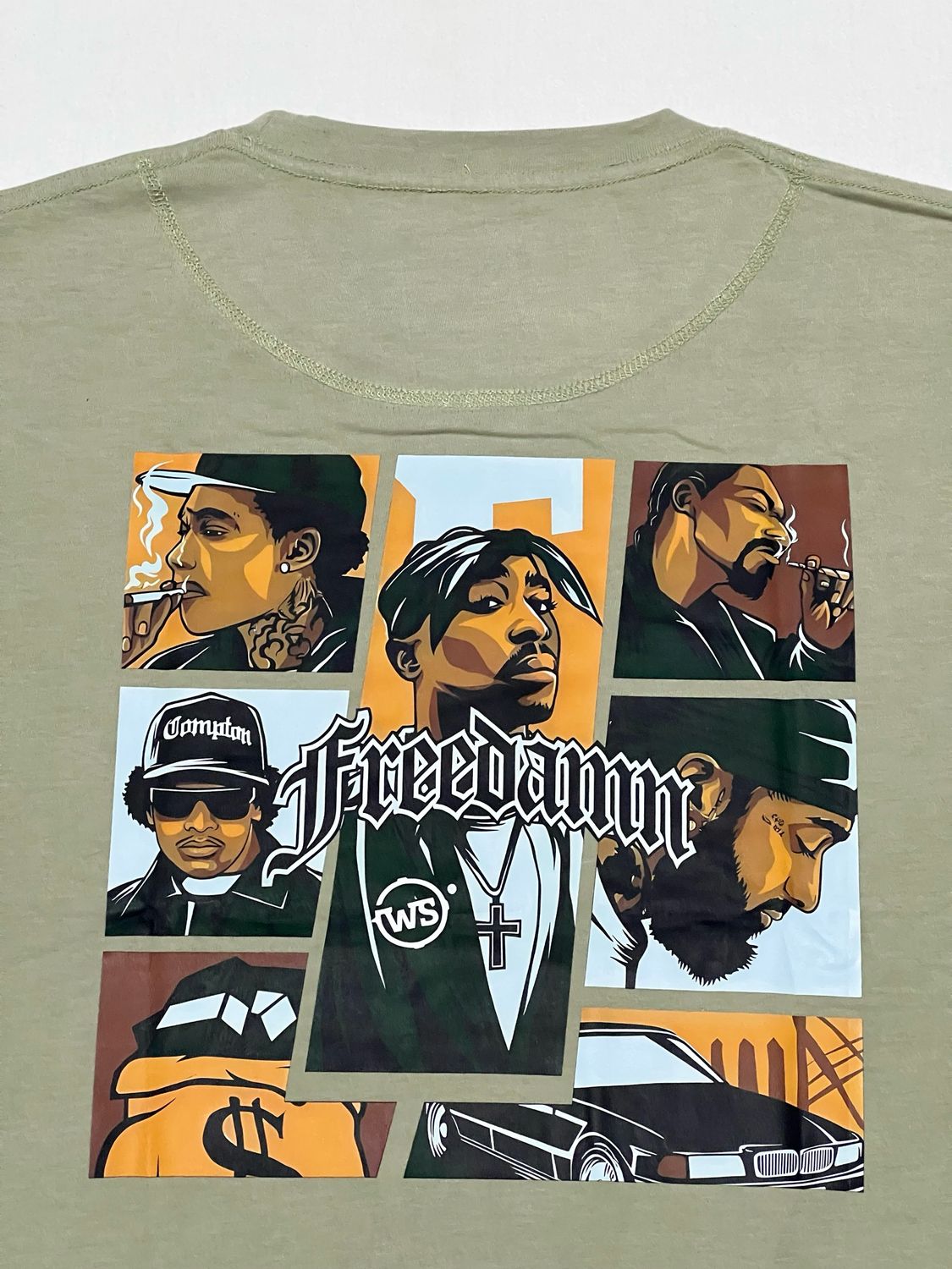 OVERSIZE - Freedamn GTA - verde | Unitalla M L