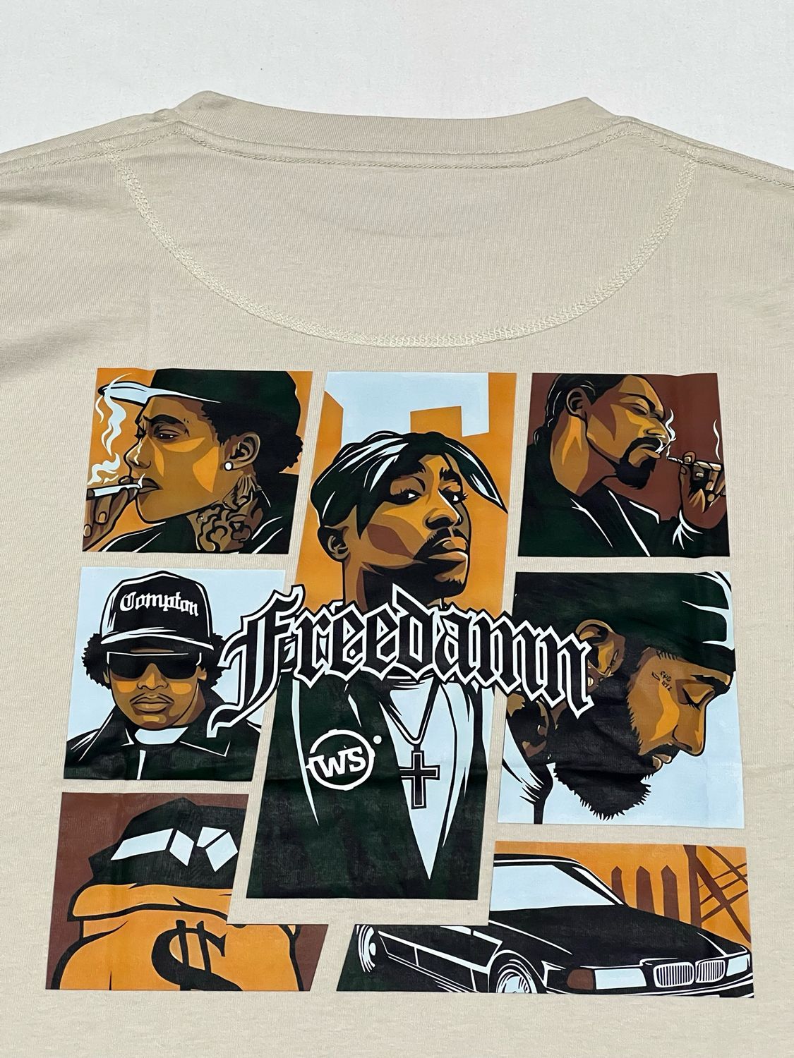 OVERSIZE - Freedamn GTA - beige | Unitalla M L