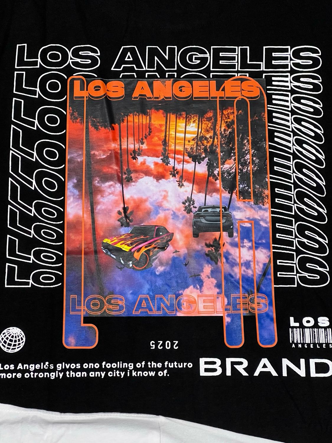 OVERSIZE - Los Ángeles - Negra | Unitalla M L