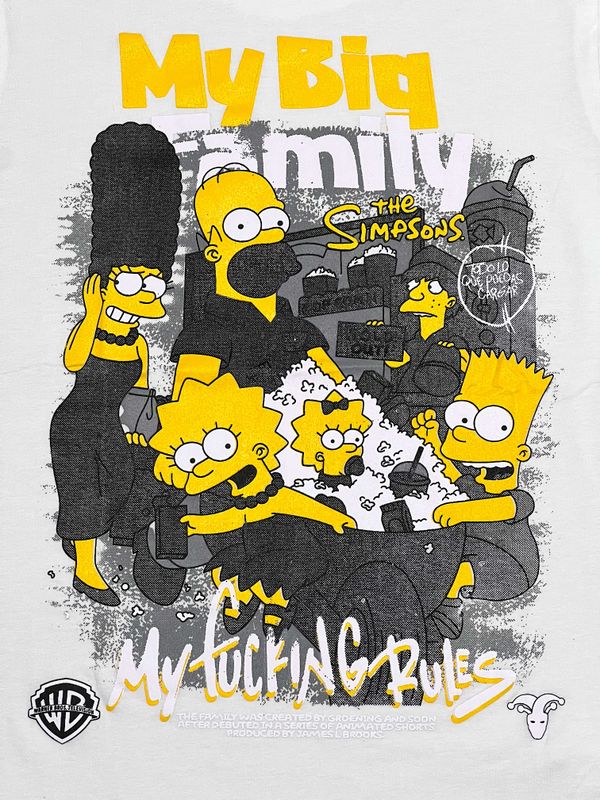 T-Shirt Mi gran familia - blanca - Unitalla S|M