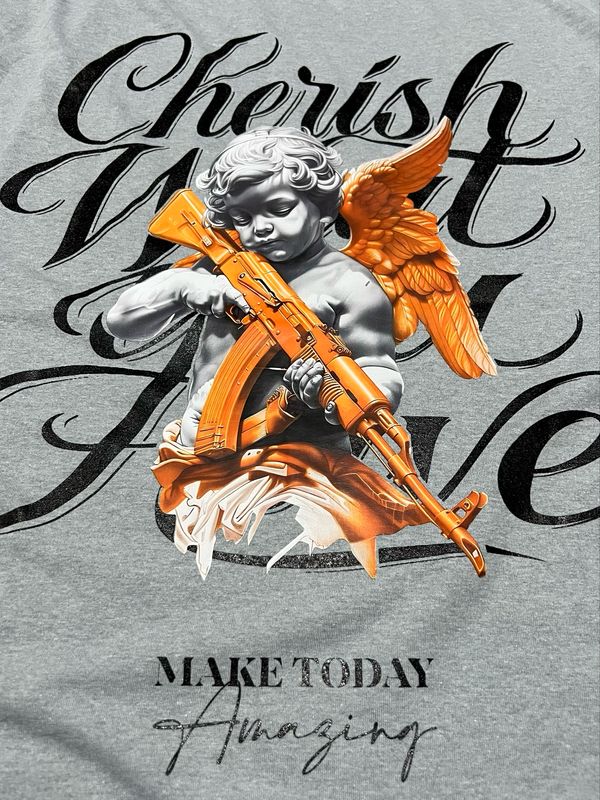 OVERSIZE - Make Today Amazing - Gris | Unitalla M L