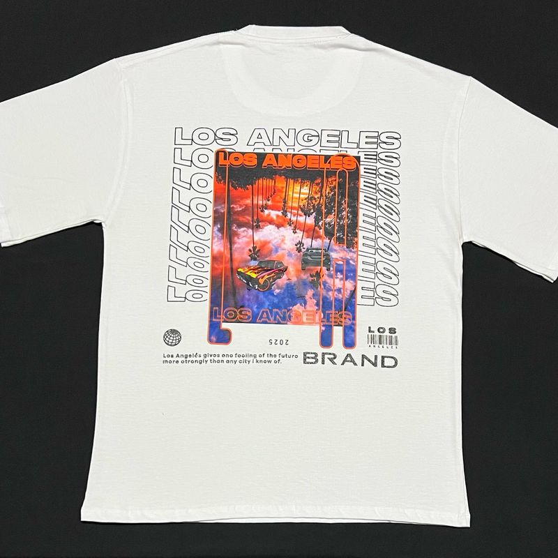 *OVERSIZE - Los Ángeles - Blanca | Unitalla M L