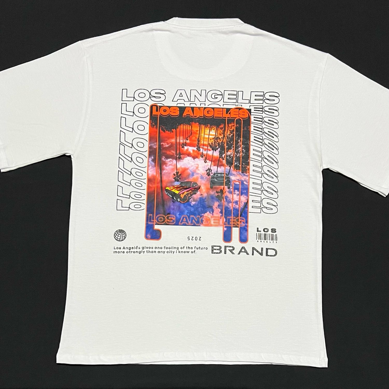 OVERSIZE - Los Ángeles - Blanca | Unitalla M L