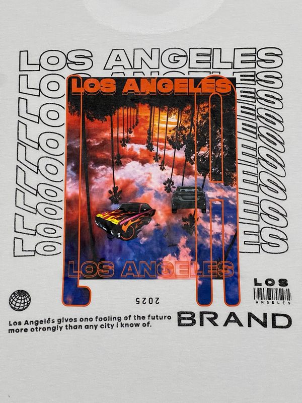 OVERSIZE - Los Ángeles - Blanca | Unitalla M L