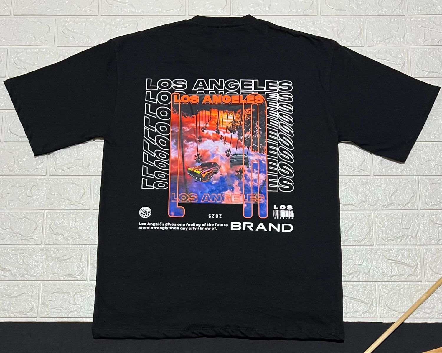 OVERSIZE - Los Ángeles - Negra | Unitalla M L
