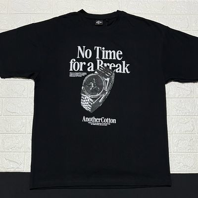 OVERSIZE - No Time - Negra | Única Talla M|L XL