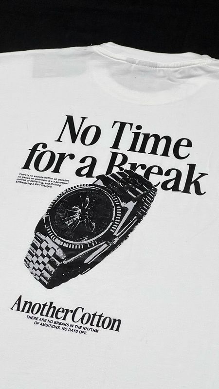 OVERSIZE - No Time - Blanca | Única Talla M|L XL