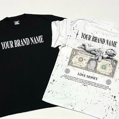 OVERSIZE - Your Brand Name - Blanco y Negro DÚO PACK | M L