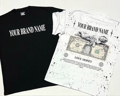 OVERSIZE - Your Brand Name - Blanco y Negro DÚO PACK | M L