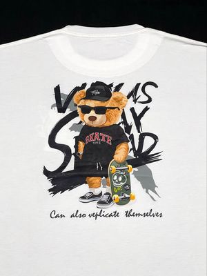 OVERSIZE - Osito SKATE - blanca | M L
