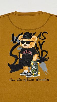 OVERSIZE - Osito SKATE - mostaza | M L