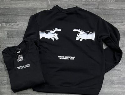Suéter Negro - Medium Oversize