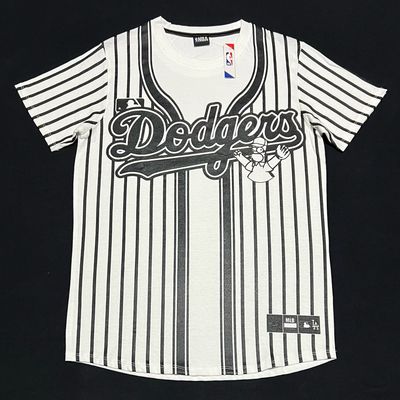 T-Shirt LA Dodgers Homero - Blanca - Unitalla SM