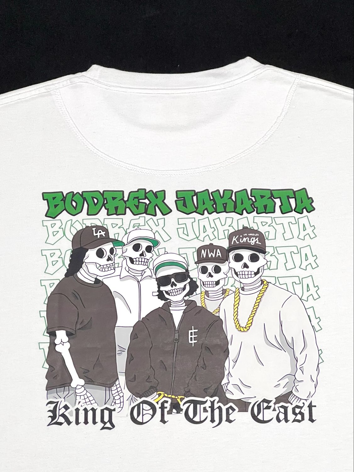 OVERSIZE - Kings of the East - blanca | M L