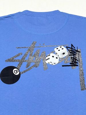 *OVERSIZE - Stussy Luck - celeste | M L