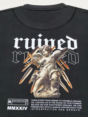 OVERSIZE - Ruined - gris | M L