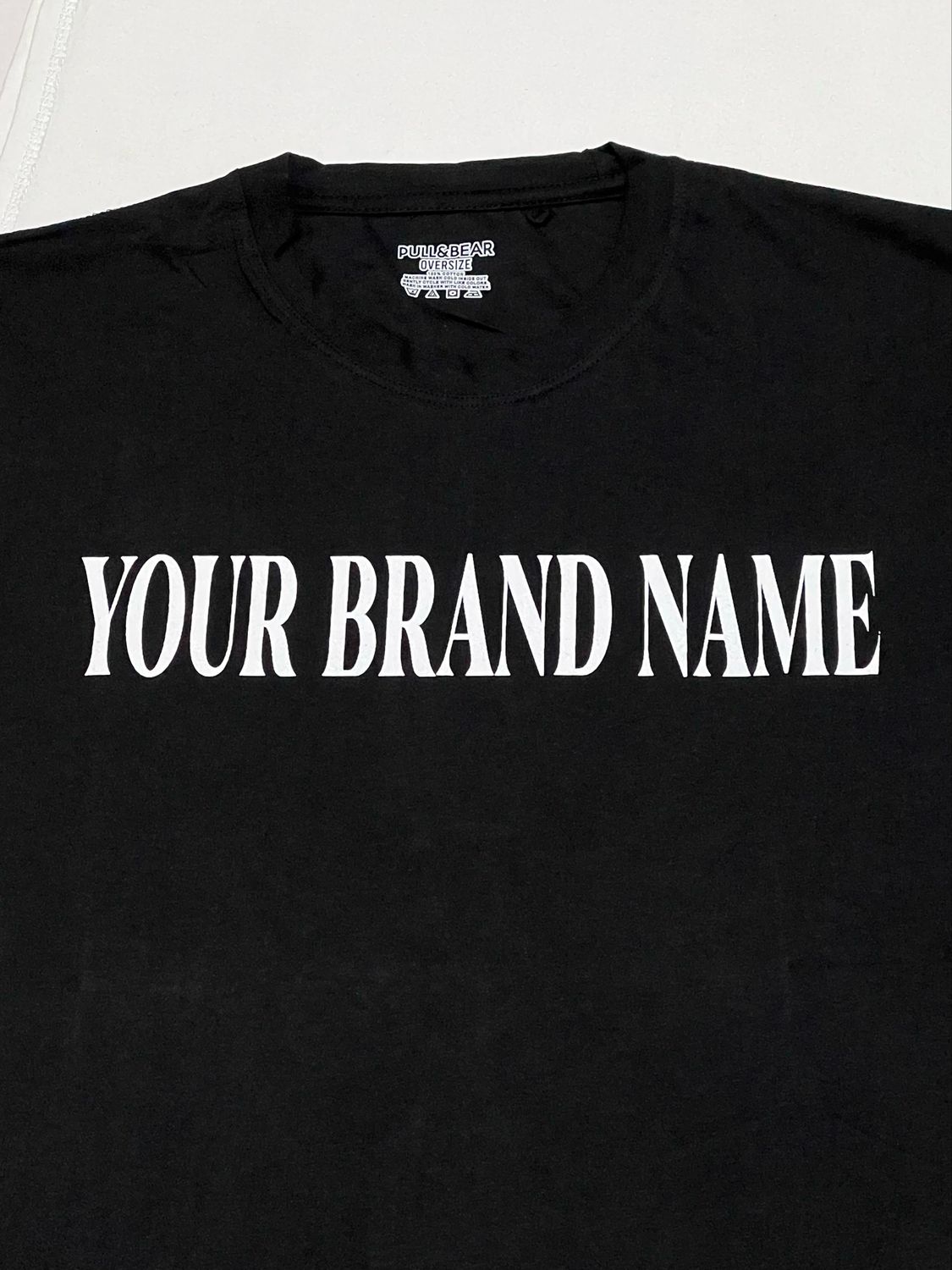 OVERSIZE - Brand Your Name - negra | M L