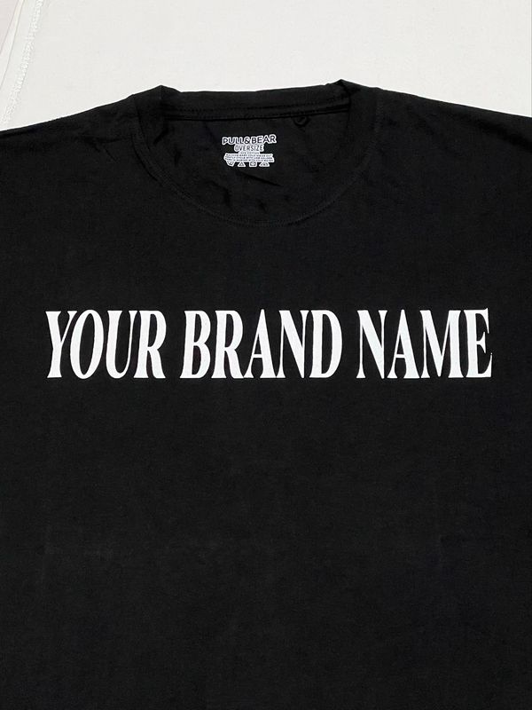 OVERSIZE - Brand Your Name - negra | M L