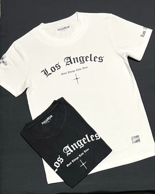 T-Shirt Los Ángeles - blanca - Unitalla S|M
