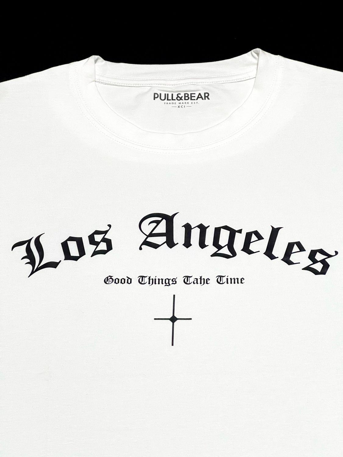 T-Shirt Los Ángeles - blanca - Unitalla S|M