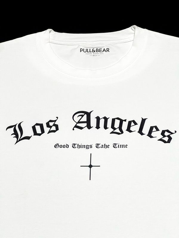T-Shirt Los Ángeles - blanca - Unitalla S|M