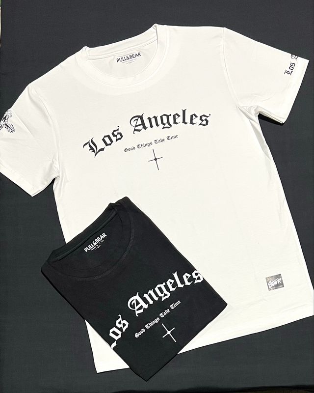 T-Shirt Los Ángeles - Negra - Unitalla S|M