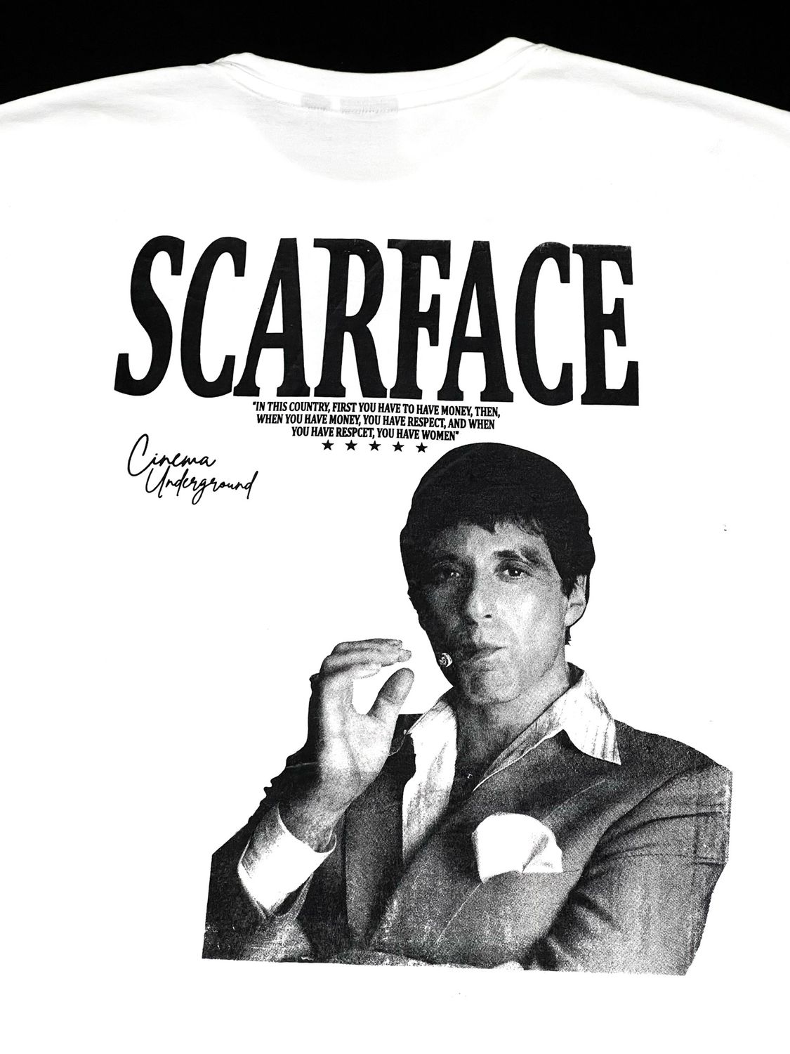 OVERSIZE - Scarface - Blanca | Única Talla M|L XL