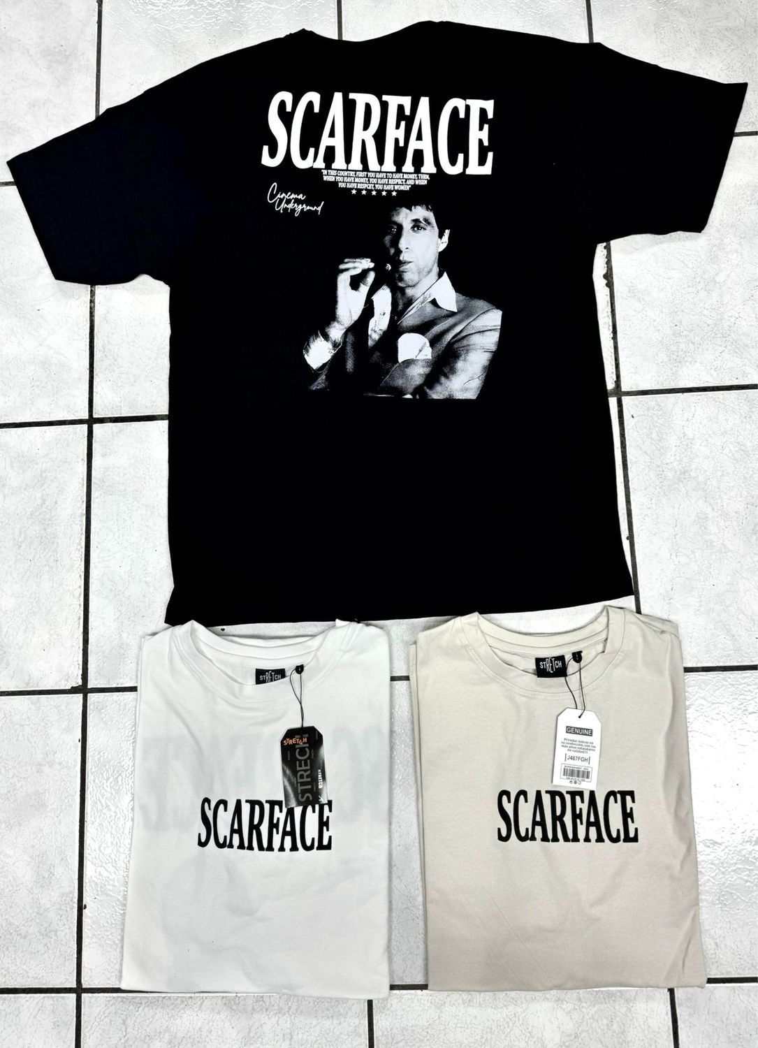 OVERSIZE - Scarface - Negra | Única Talla M|L XL