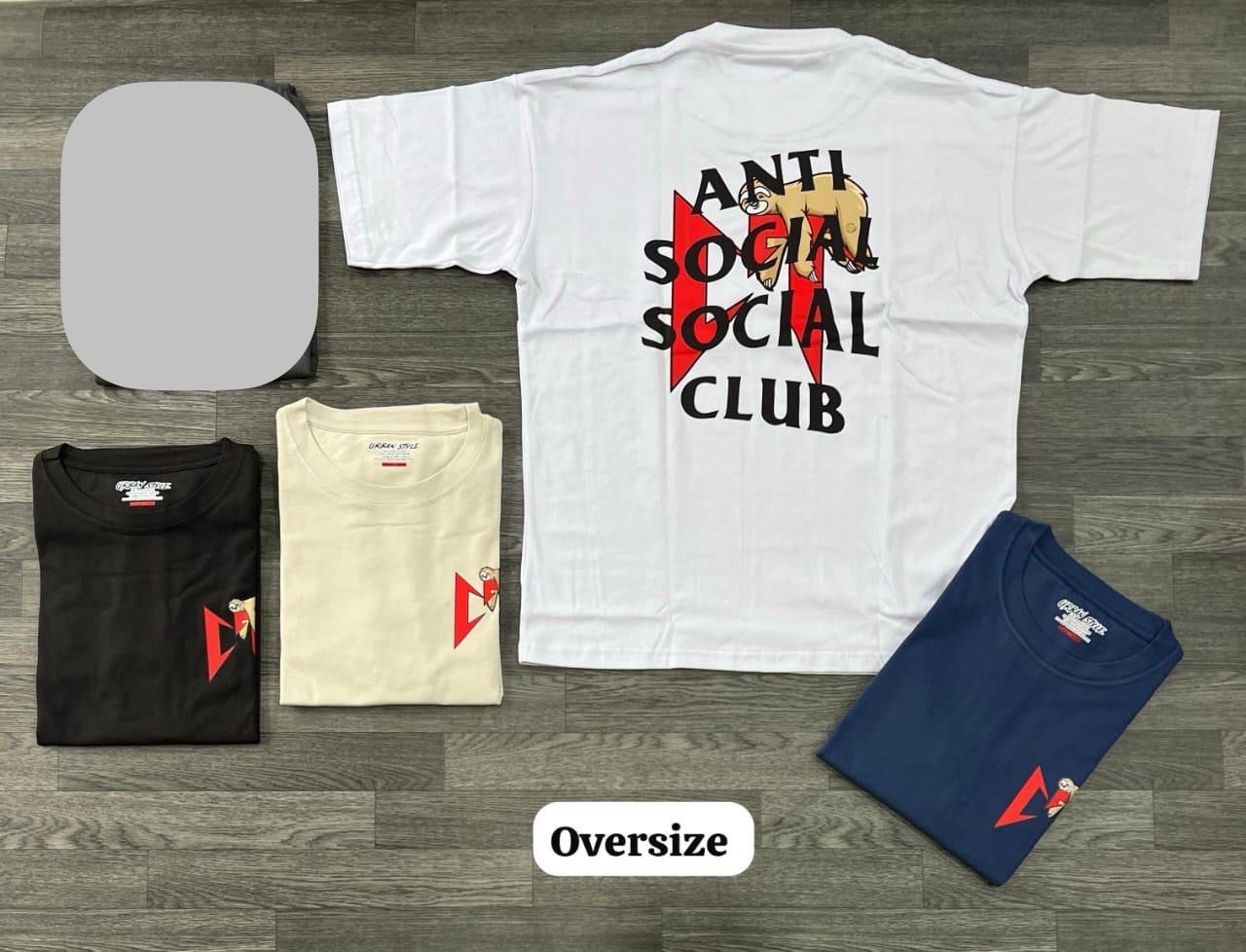 OVERSIZE - Antisocial CT - blanca | M L