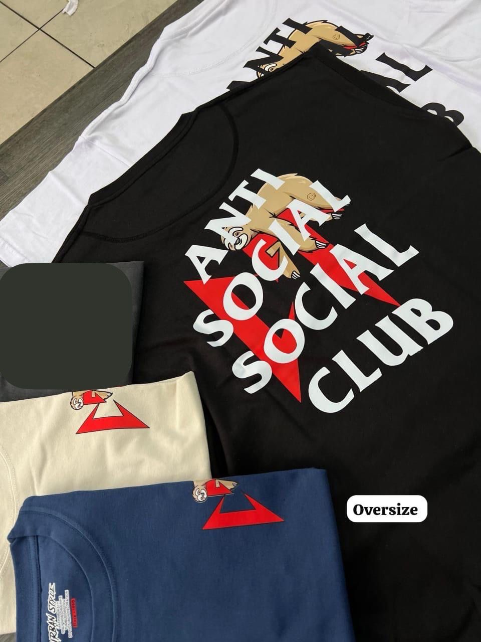 OVERSIZE - Antisocial CT - negra | M L