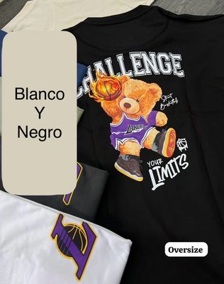 OVERSIZE - Challenge your limits - negra | M L