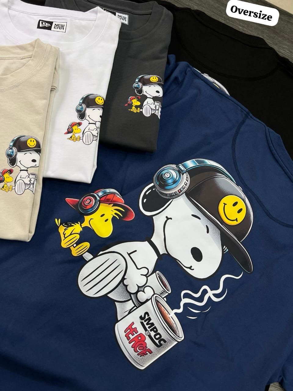 OVERSIZE - Snoopy - azul | M L